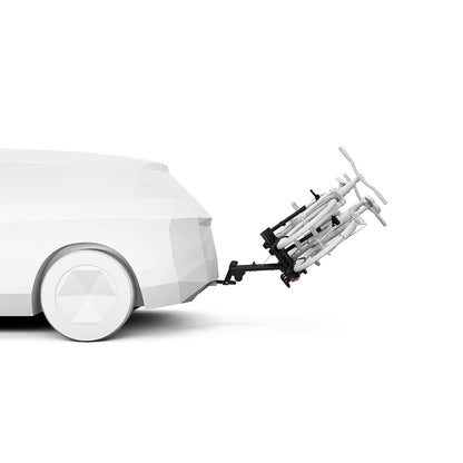 Epos Platform Hitch Bike Rack With Lamp Kit - 2-Bike 1-1/4" 2" Receiver BLK - Bicycle Warehouse