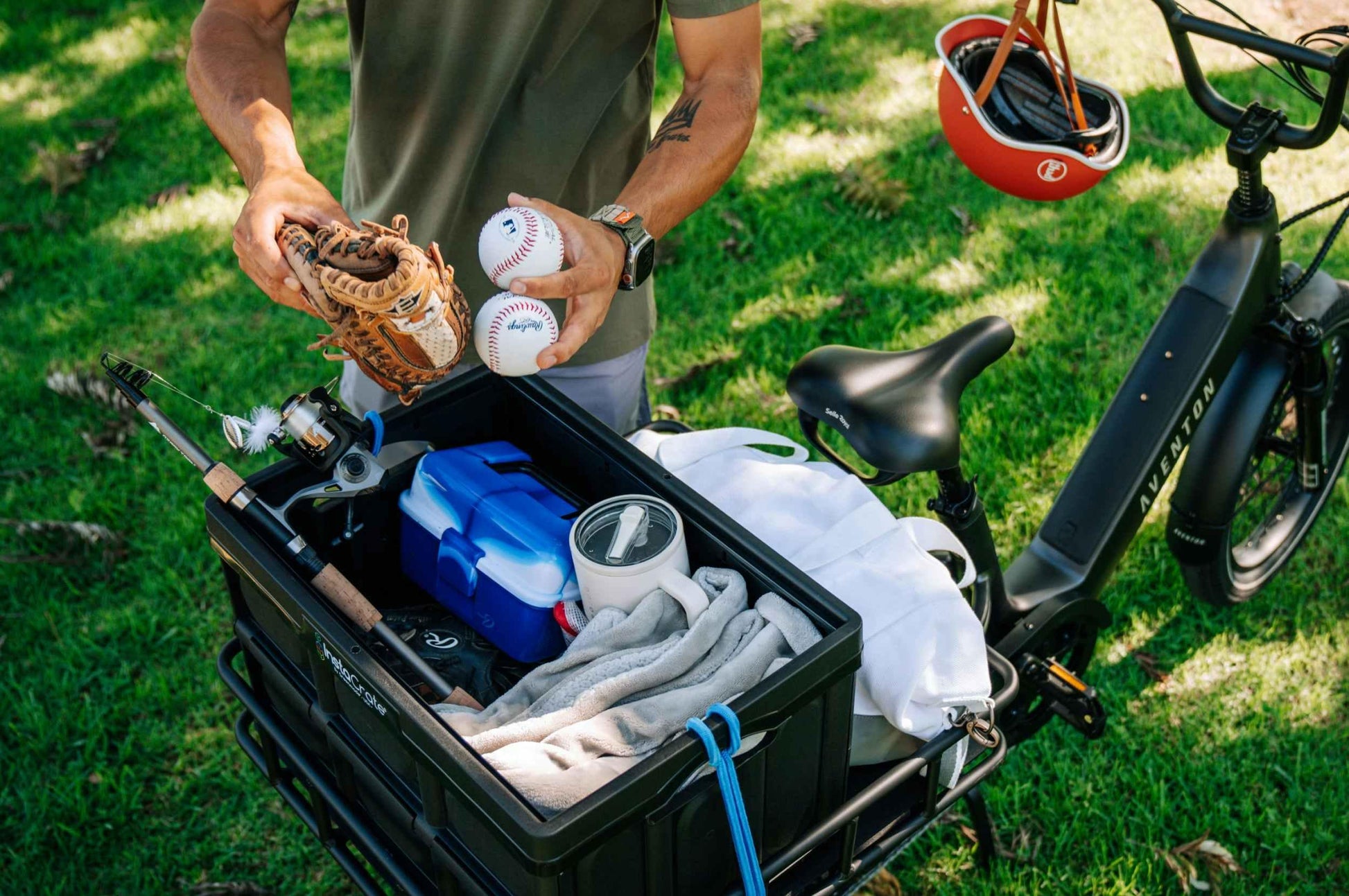 Aventon Rear Rack Basket - Abound SR / Abound LR - Bicycle Warehouse