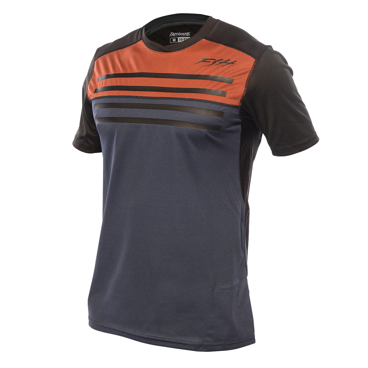 Alloy Sidewinder SS Jersey - Rust/Midnight Navy