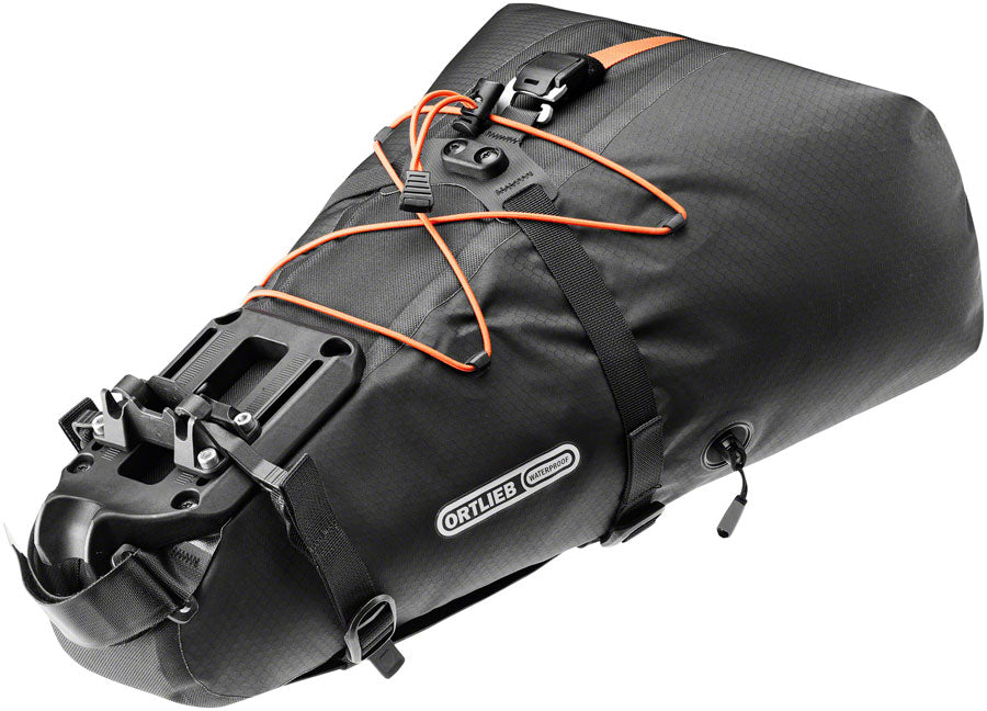 Bikepacking Seat Pack QR Seat Bag - 13L Black - Bicycle Warehouse