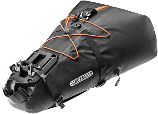 Bikepacking Seat Pack QR Seat Bag - 13L Black - Bicycle Warehouse