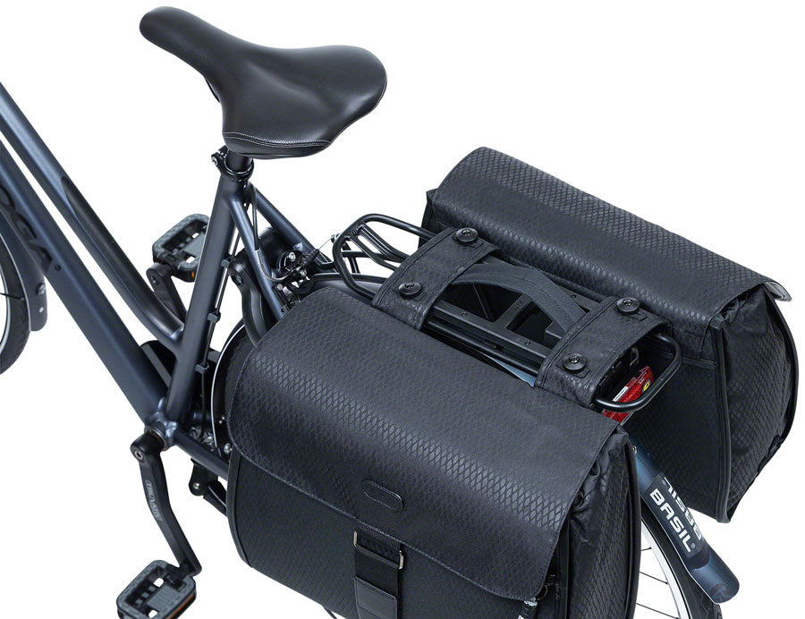 Double Pannier Handle Uniuversal Bridge MIK Adaptor Plate BLK - Bicycle Warehouse