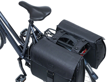 Double Pannier Handle Uniuversal Bridge MIK Adaptor Plate BLK - Bicycle Warehouse