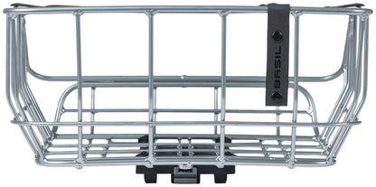 Portland Rear Basket - MIK Mount Aluminum Silver - Bicycle Warehouse