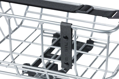 Portland Rear Basket - MIK Mount Aluminum Silver - Bicycle Warehouse