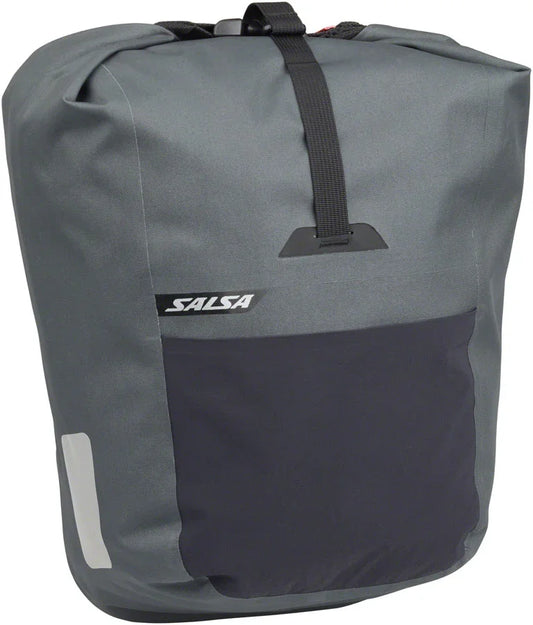 EXP Series Agave Pannier - 12.5L Roll-Top Gray Each - Bicycle Warehouse