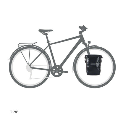 Sport Roller Core Pannier - 14.5L Each Black - Bicycle Warehouse