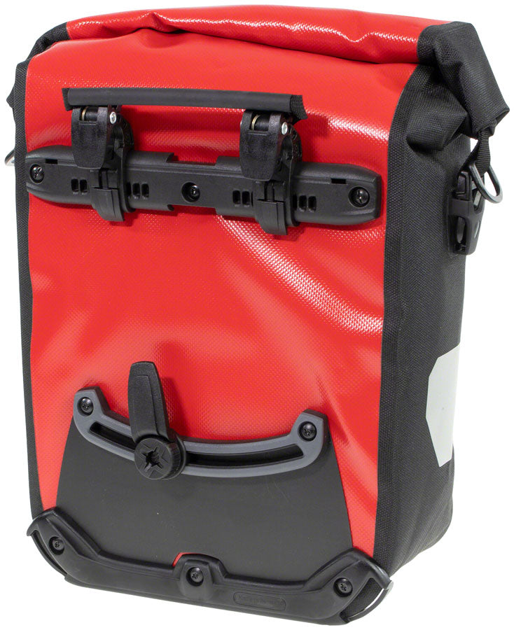 Sport Roller Core Pannier - 14.5L Each Red/Black - Bicycle Warehouse