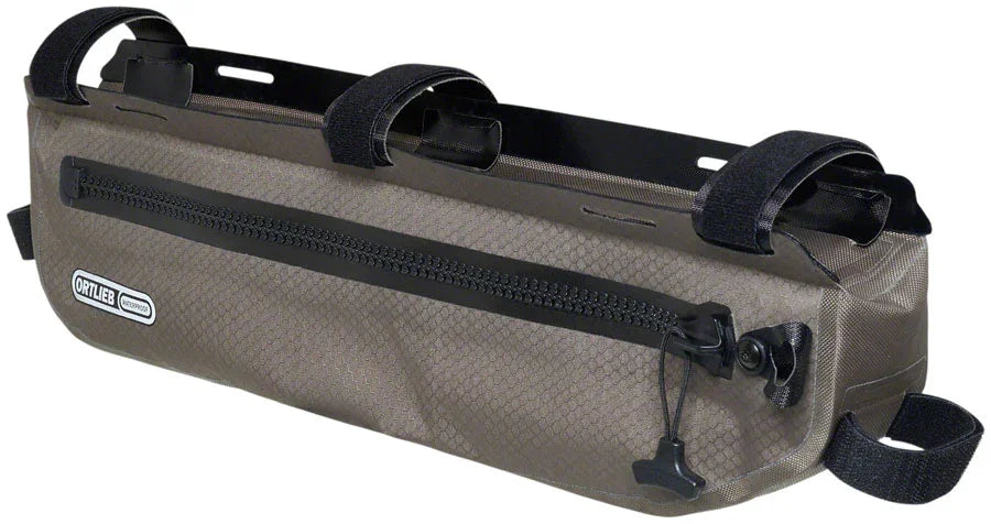 Bike Packing Toptube Frame Pack - 4 Liter Dark Sand - Bicycle Warehouse