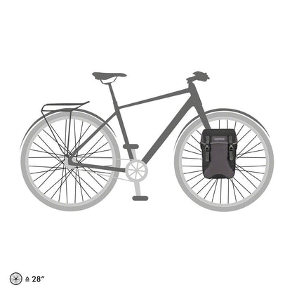 Ortlieb Sport-Packer Plus Pannier - 30L, Pair, Granite/Black - Bags - Bicycle Warehouse