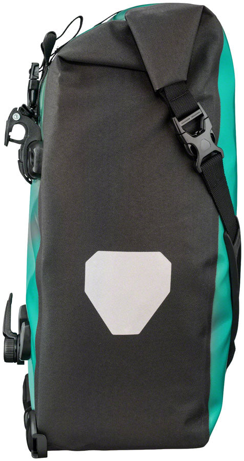 Back-Roller Free Pannier - 40L Pair Lagoon/Black - Bicycle Warehouse