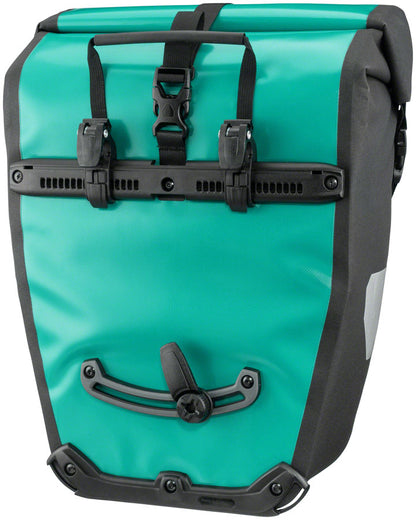 Back-Roller Free Pannier - 40L Pair Lagoon/Black - Bicycle Warehouse