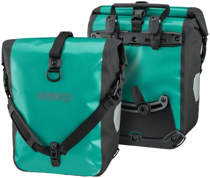 Sport-Roller Pannier - 29L Pair Lagoon/Black - Bicycle Warehouse