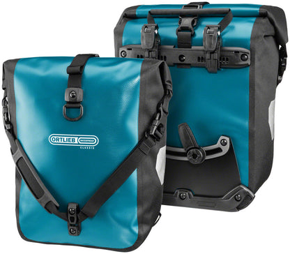 Sport-Roller Classic Pannier - 25L Pair Petrol/Black - Bicycle Warehouse