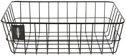 Timber to Town ZigZag Basket - Black Medium - Bicycle Warehouse