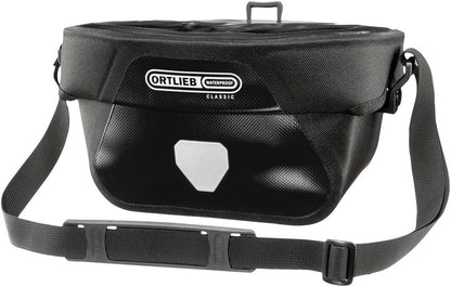 Ultimate Six Classic Handlebar Bag - Black 5L - Bicycle Warehouse
