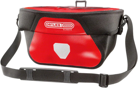 Ultimate Six Classic Handlebar Bag - Red 5L - Bicycle Warehouse