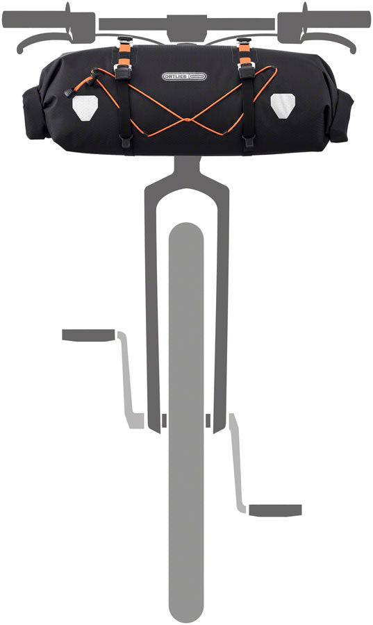 Ortlieb Handlebar-Pack Flex - 15L Black Matte - Bicycle Warehouse