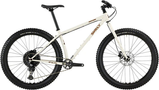 Karate Monkey Bike - 27.5" Steel Snow Mold White X-Small - Bicycle Warehouse