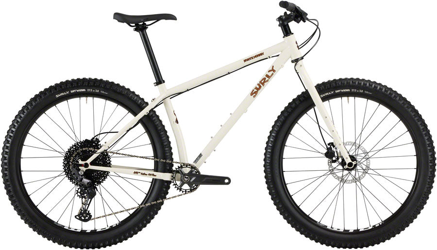 Karate Monkey Bike - 27.5" Steel Snow Mold White Small - Bicycle Warehouse