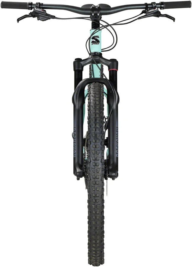 Krampus Front Suspension Bike - 29" Steel Blue Oyster Coat Small - Bicycle Warehouse