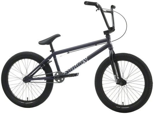 Sunday Primer BMX Bike - 21" TT Matte Midnight Purple - Bicycle Warehouse