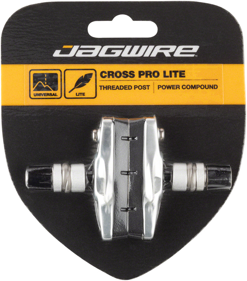 Cross Pro Brake Pads Threaded Post Silver - Bicycle Warehouse