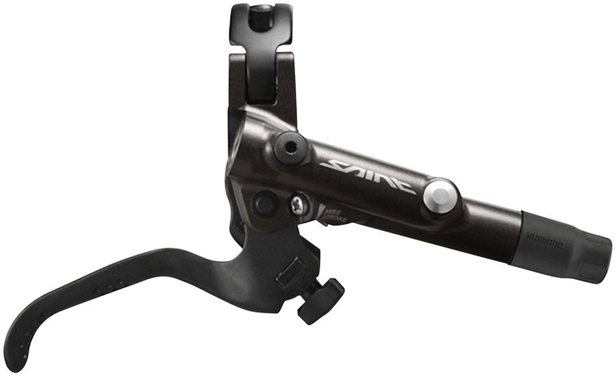 Saint BL-M820-B/BR-M820 Disc Brake Lever - Rear Hydraulic Post Mount Finned Metal Pads BLK - Bicycle Warehouse