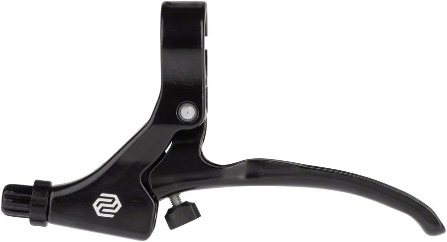 FS-349 Brake Lever - Left Long Pull Tool-free Reach Adjust Aluminum BLK - Bicycle Warehouse