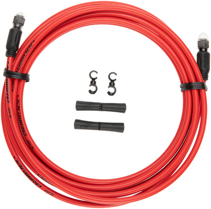 Pro Hydraulic Disc Brake Hose Kit 3000mm Red - Bicycle Warehouse