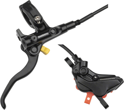 Deore BL-M4100/BR-MT420 Disc Brake Lever - Rear Hydraulic Resin Pads Gray - Bicycle Warehouse
