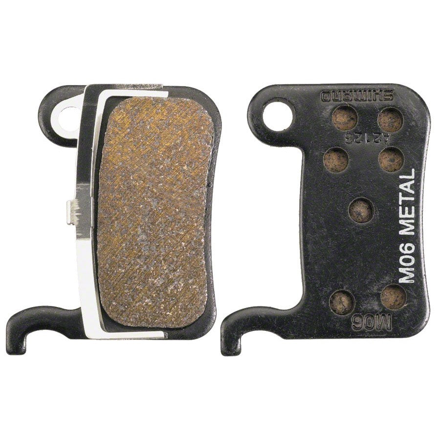 Shimano M06-MX Disc Brake Pads and Springs - Metal Compound, Steel Back Plate - Brakes - Bicycle Warehouse