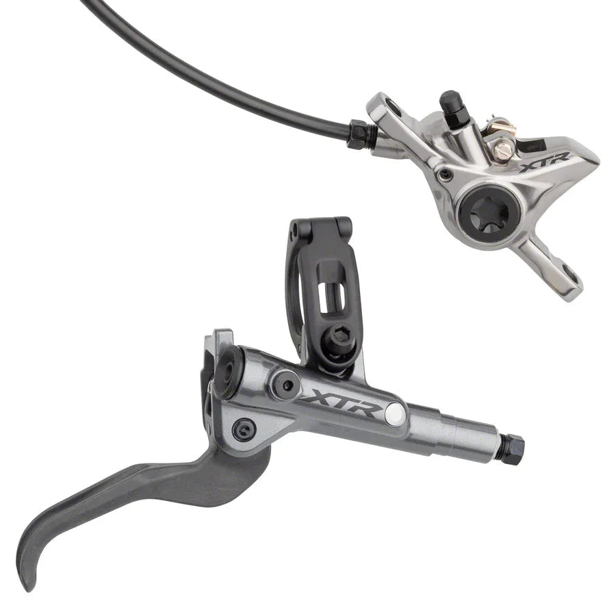 XTR BL-M9100/BR-M9100 Disc Brake Lever - Front Hydraulic Post Mount Gray - Bicycle Warehouse