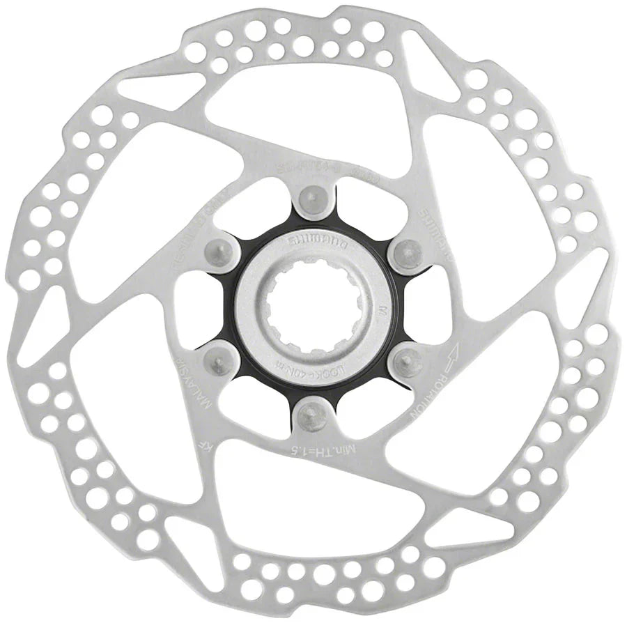 Shimano SM-RT54-SI Disc Brake Rotor - 160mm Center Lock For Resin Pads Only Internal Spline Lockring - Bicycle Warehouse