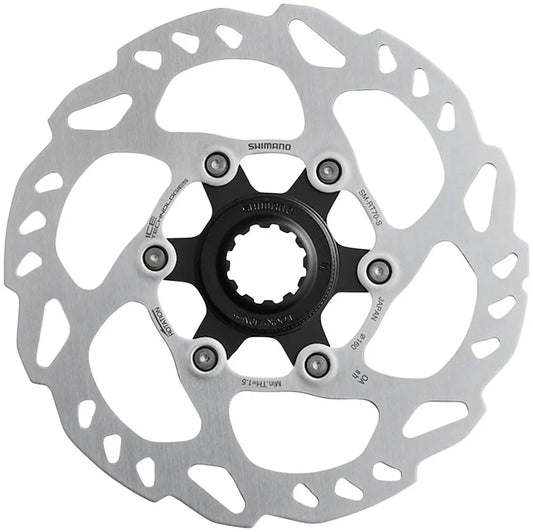 SLX SM-RT70-SI Disc Brake Rotor - 160mm Center Lock Silver - Bicycle Warehouse