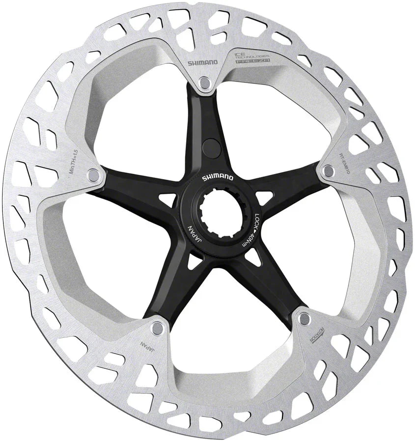 Steps RT-EM810 Disc Brake Rotor - 180mm Center Lock External Lockring Rear Only Magnet Bracket - Bicycle Warehouse