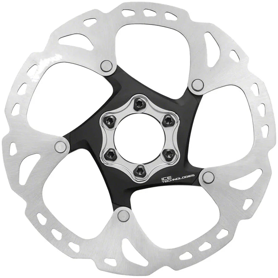 Deore XT SM-RT86-M2 Disc Brake Rotor - 180mm 6-Bolt Silver/Black - Bicycle Warehouse