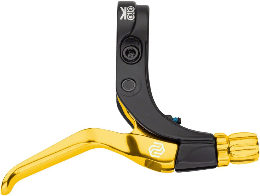 Click V-Point Brake Lever - Long Reach Gold - Bicycle Warehouse