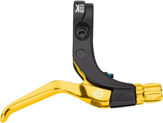 Click V-Point Brake Lever - Long Reach Gold - Bicycle Warehouse