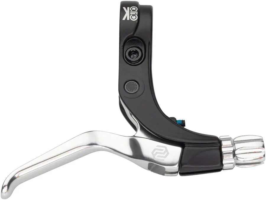 Click V-Point Brake Lever - Long Reach Silver - Bicycle Warehouse