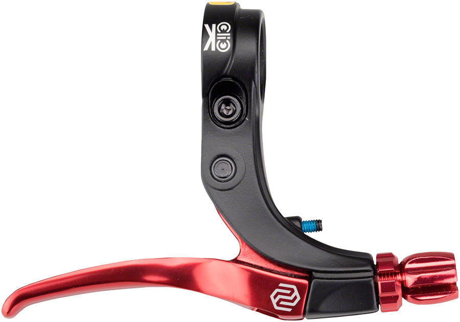 Click V-Point Brake Lever - Short Reach Red - Bicycle Warehouse