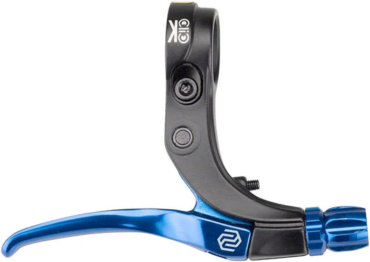Click V-Point Brake Lever - Short Reach Blue - Bicycle Warehouse