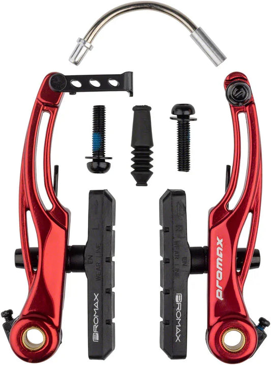 P-1 Linear Pull Brake - 108mm Red - Bicycle Warehouse