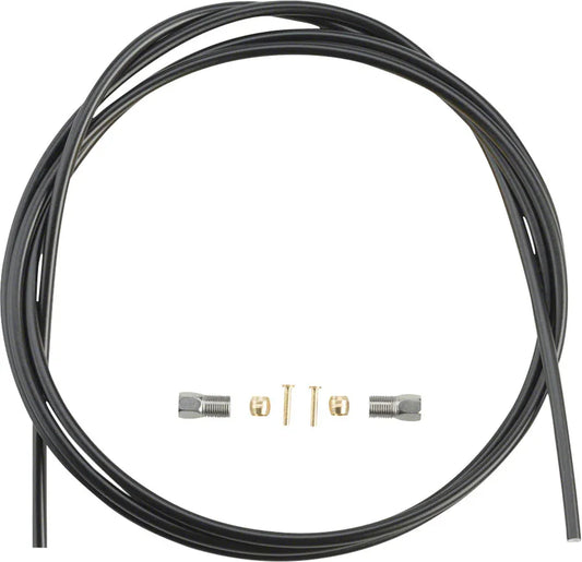 SM-BH59-JK Low Pressure Disc Brake Hose Kit - Straight Caliper Caliper Connector 2000mm BLK - Bicycle Warehouse