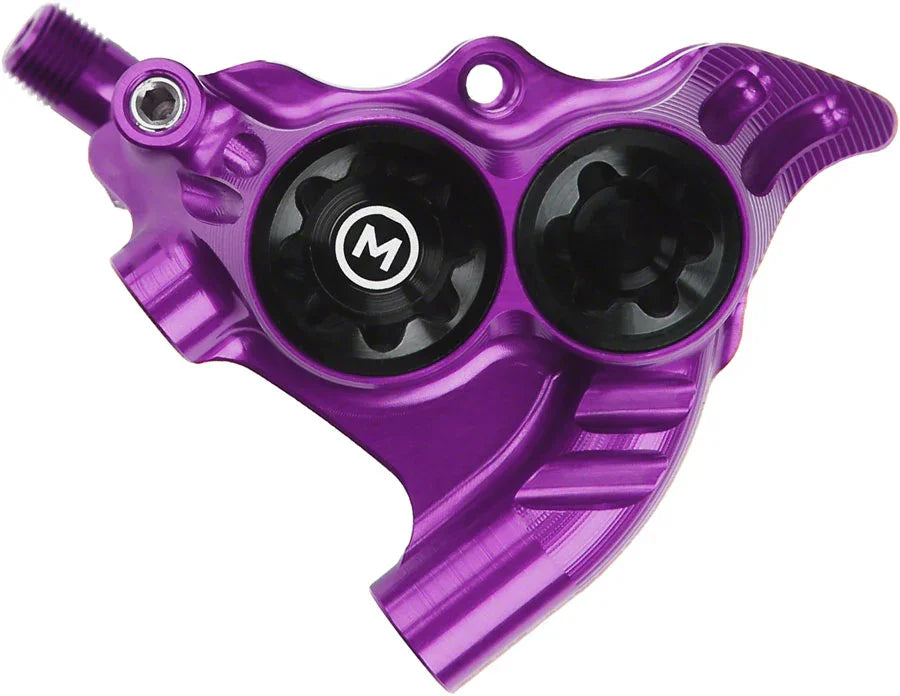 RX4+ Disc Brake Caliper - Rear Flat Mount Direct +20mm Mineral Oil Purple - Bicycle Warehouse