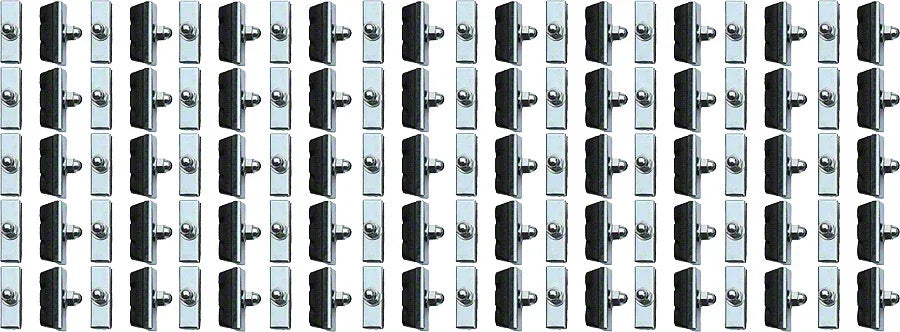 Basics X-Caliper Brake Pads - Threaded Black Box of 50 Pairs - Bicycle Warehouse