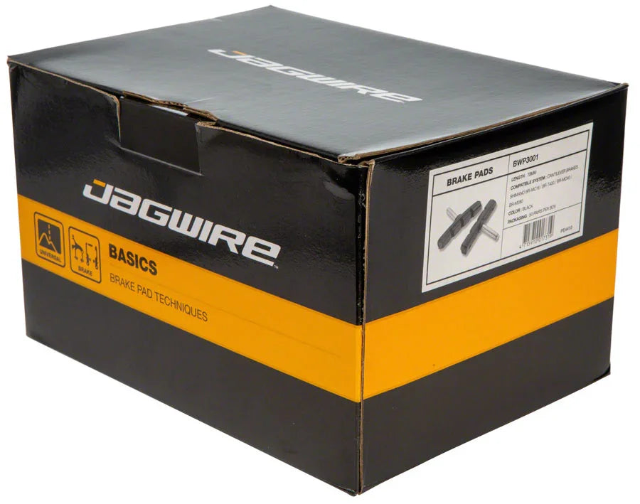 Mountain Sport Brake Pads Smooth Post 70mm Pad Box of 50 Pairs - Bicycle Warehouse