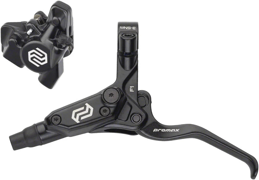 Promax F1 / DSK-927 Disc Brake and Lever - Front Hydraulic Flat Mount Black - Bicycle Warehouse