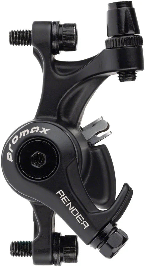 Render DSK-717 Disc Brake Caliper - Long Pull MTB Mechanical Post Mount BLK - Bicycle Warehouse