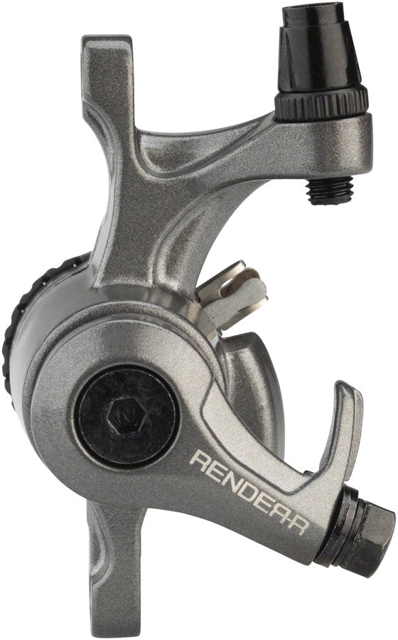 Render R DSK-717 Disc Brake Caliper - Short Pull Road Mechanical Post Mount Gray - Bicycle Warehouse